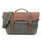 Waterproof Canvas DSLR Camera Bag Canvas Shoulder Camera Bag Messenger Bag QSM3032 RockCow Leather Studio