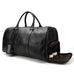 Handmade Full Grain Leather Carry-on Bag, Vintage Men's Travel Duffle & Gym Bag RockCow Leather Studio