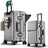 Suitcase Travel Luggage Trolley Front-Opening Large Capacity Aluminum Frame Carry-On Cabin Bag Social Buzz eSIMs