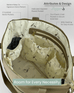 The Lillian Diaper Bag - Driftwood Baldwin Baby Company