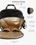 The Daphne Diaper Bag - Onyx Baldwin Baby Company
