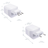 Italy Travel Adapter Plug Combo - Type C, L | Dual USB - Italian Combo (CTU-12-9C) Ceptics