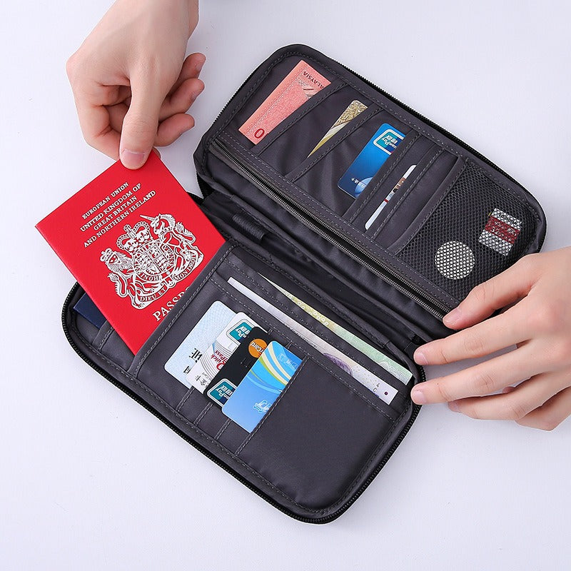Travel Passport Purse Multifunction Credit Card Package Travel Accessories Storage Bag Waterproof Portable Card Package V.I.P Digital Presence