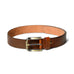 Tan Leather Pin Buckle Belt Classy Leather Bags