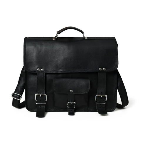Shadow Silver Black Messenger Bag Classy Leather Bags