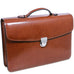 Jack Georges Elements Collection Single Gusset Slim Flapover Briefcase
