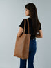 Café Chic Women's Leather Tote Bag Classy Leather Bags