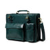 Tuscany Italian Leather Briefcase, Green Classy Leather Bags