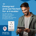 UK, England Travel Adapter | Type G - USB-A & USB-C Ports + 2 USA Outlet (AP-7) Ceptics