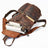 Crazy Horse Leather Travel Backpack Retro Style Full Grain Leather Laptop Backpack For Men RockCow Leather Studio