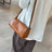 Leather Crossbody Women Wallet Purse, Small Full Grain Leather Shoulder Bag, Mini Crossbody Bag RockCow Leather Studio