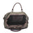 Vintage Canvas Leather Shoulder Bag Canvas Duffle Bag Crossbody Travel Bag RockCow Leather Studio
