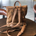 Genuine Leather Backpack Purse for Women, Leather Backpack for School, Full Grain Leather Handmade Bag RockCow Leather Studio