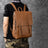 Full Grain Leather Men's Backpack, Distressed Leather Travel Backpack, Laptop Backpack RockCow Leather Studio