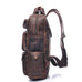 Men Retro Travel Backpack Crazy Horse Leather Backpack Large Capacity Backpack B826 RockCow Leather Studio