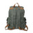 Crazy Horse Canvas Leather Backpack, Travlling Laptop Backpack, Vintage Waterproof Shoulder Outing Bag RockCow Leather Studio
