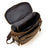 Crazy Horse Leather Travel Backpack Retro Cowhide Leather School Backpack Large Capacity Laptop Backpack RockCow Leather Studio
