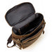 Crazy Horse Leather Travel Backpack Retro Cowhide Leather School Backpack Large Capacity Laptop Backpack RockCow Leather Studio