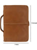 Classic Bible Leather Cover - Tan Classy Leather Bags
