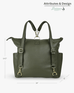 The Lillian Diaper Bag - Palmetto Baldwin Baby Company