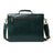 Tuscany Italian Leather Briefcase, Green Classy Leather Bags