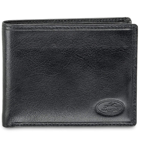 Mancini Men`s RFID Secure Wallet with Removable Passcase and Coin Pocket