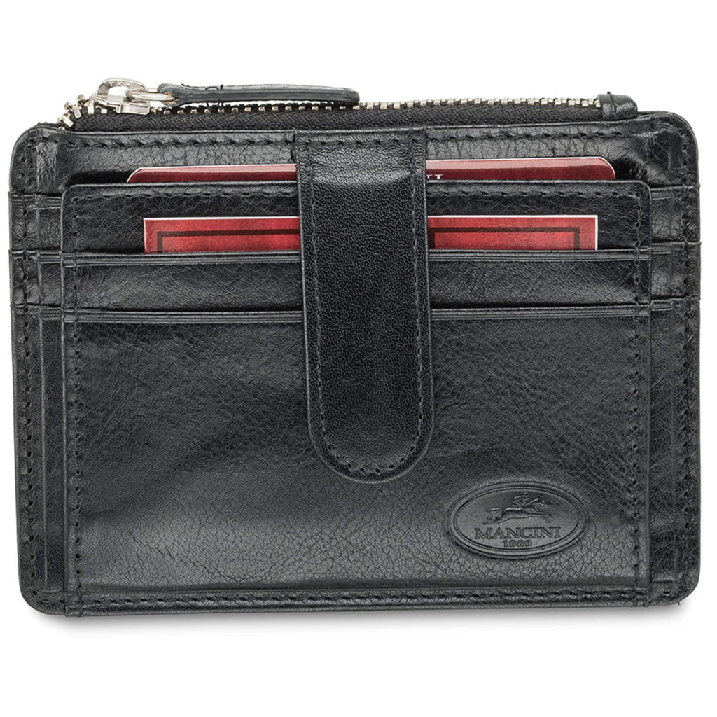 Mancini RFID Secure Card Case and Coin Pocket Mancini