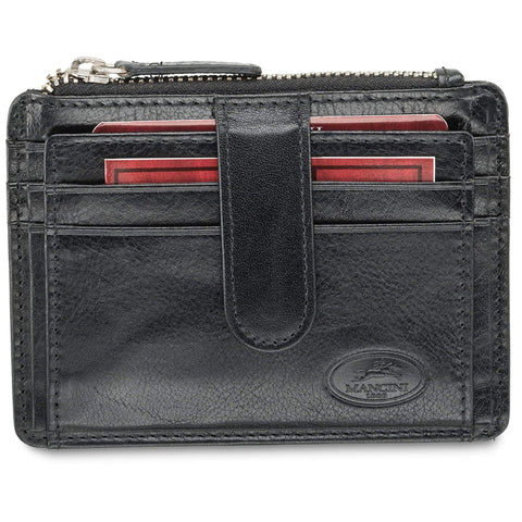Mancini RFID Secure Card Case and Coin Pocket Mancini