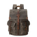 Men's Oil Wax Canvas Vintage Travel Backpack Social Buzz eSIMs