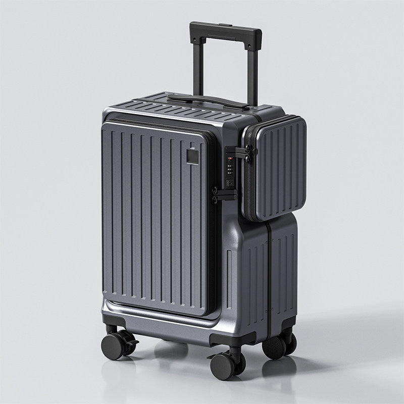 Front-opening 20-inch Carry-on Suitcase Social Buzz eSIMs