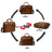 Laurent Leather Briefcase- Brown Classy Leather Bags