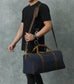 Campbell Canvas Carry On Duffle Classy Leather Bags