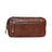The Twin Section Toiletry- Brown Classy Leather Bags