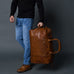 Harbor Leather Trolly Carry-On Classy Leather Bags