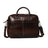 Laurent Leather Briefcase- Dark Brown Classy Leather Bags