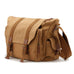 Retro DSLR Camera Bag Canvas Camera Messenger Bag Shoulder Bag QSM1234 RockCow Leather Studio