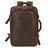 Full Grain Leather Travel Backpack Mens Large Leather Backpack Laptop Backpack Convertible Handbag RockCow Leather Studio
