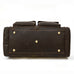 Crazy Horse Leather Duffle Bag Retro Large Capacity Tote Travel Bag Mens Weekender Overnight Bag RockCow Leather Studio