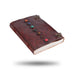Dark Brown 7 Stones Leather Diary Classy Leather Bags