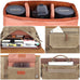 Waterproof Canvas DSLR Camera Bag Canvas Shoulder Camera Bag Messenger Bag QSM3032 RockCow Leather Studio