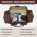 Vintage Dark Brown Traveller Duffle Bag Classy Leather Bags
