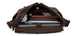 Latest Style Handmade Canvas Leather Briefcase Vintage Crazy Horse Messenger Bag Crossbody Shoulder Bag Laptop Bag W1808 RockCow Leather Studio