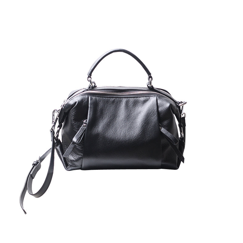 Full Grain Leather Shoulder Bag, Handmade Leather Bag for Women, Cow Leather Backpack for Work RockCow Leather Studio