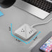 21W USB Power Strip - Grounded Dual USB + USB-C - 2 USA Input - Surge Protection (PS-3B3U-21W) Ceptics