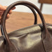 Full Grain Leather Women Boston Bag, Leather Top Handle Bag, Women's Leather City Bag RockCow Leather Studio