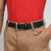 Nexus Black Leather Belt Classy Leather Bags