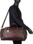 Claire Chase Bordeaux Leather Duffel