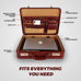 Expandable Office Suitcase Briefcase Classy Leather Bags