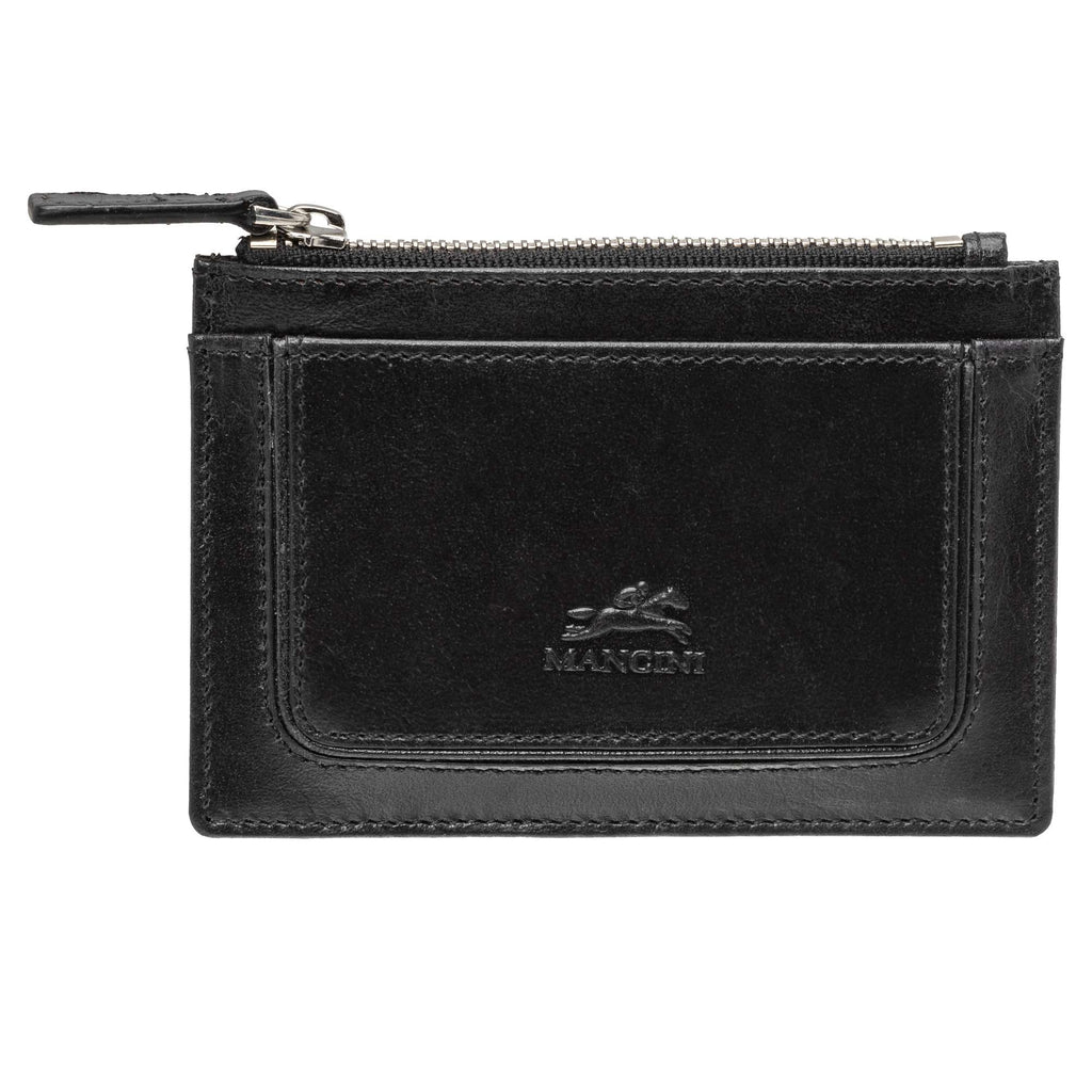 Mancini South Beach RFID Secure Card Case and Coin Pocket