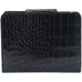 Mancini Croco2 Women’s Medium Clutch Wallet with Enhanced RFID Protection Mancini